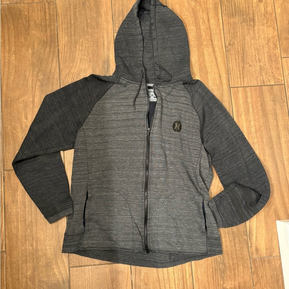 Hurley Charcoal Zip-Up Hoodie